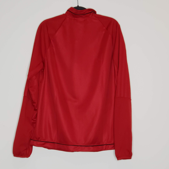Adidas NWT red Climalite full zip track jacket - Picture 3 of 8